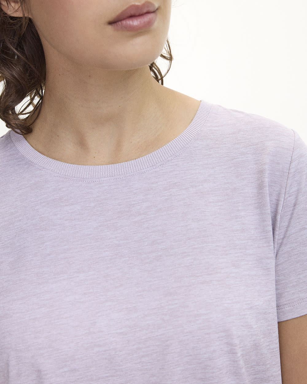 T-shirt à col rond et manches courtes - DRY-LUX (MD) Hyba Essentiels