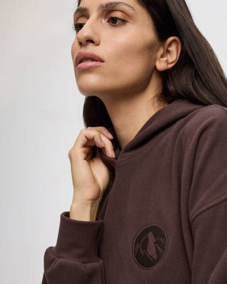 Pull à capuchon en tissu polaire - Hyba