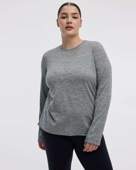 Long-Sleeve Crew-Neck T-Shirt - DRY-LUX (R) Hyba Essentials