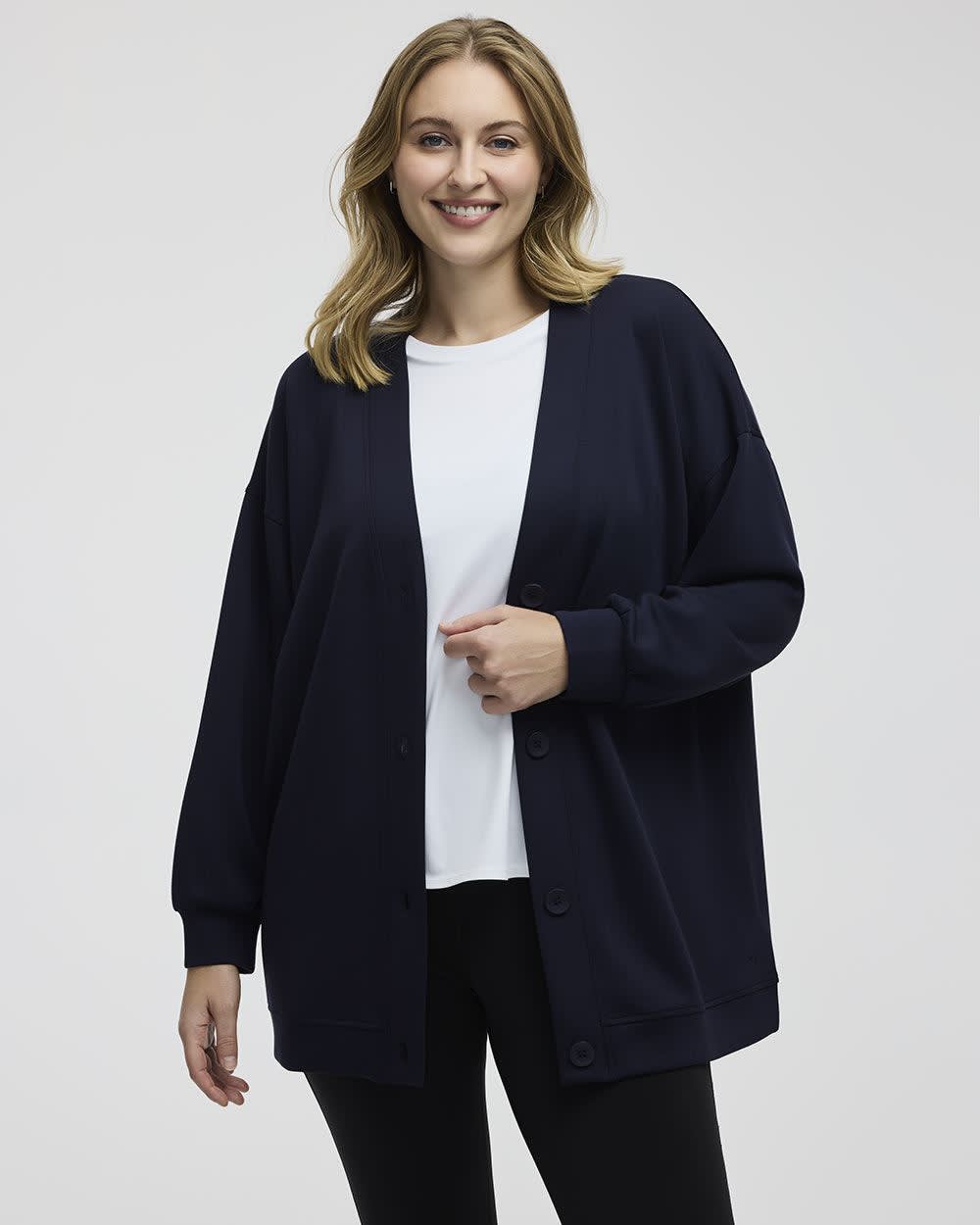 Cardigan en scuba - Hyba