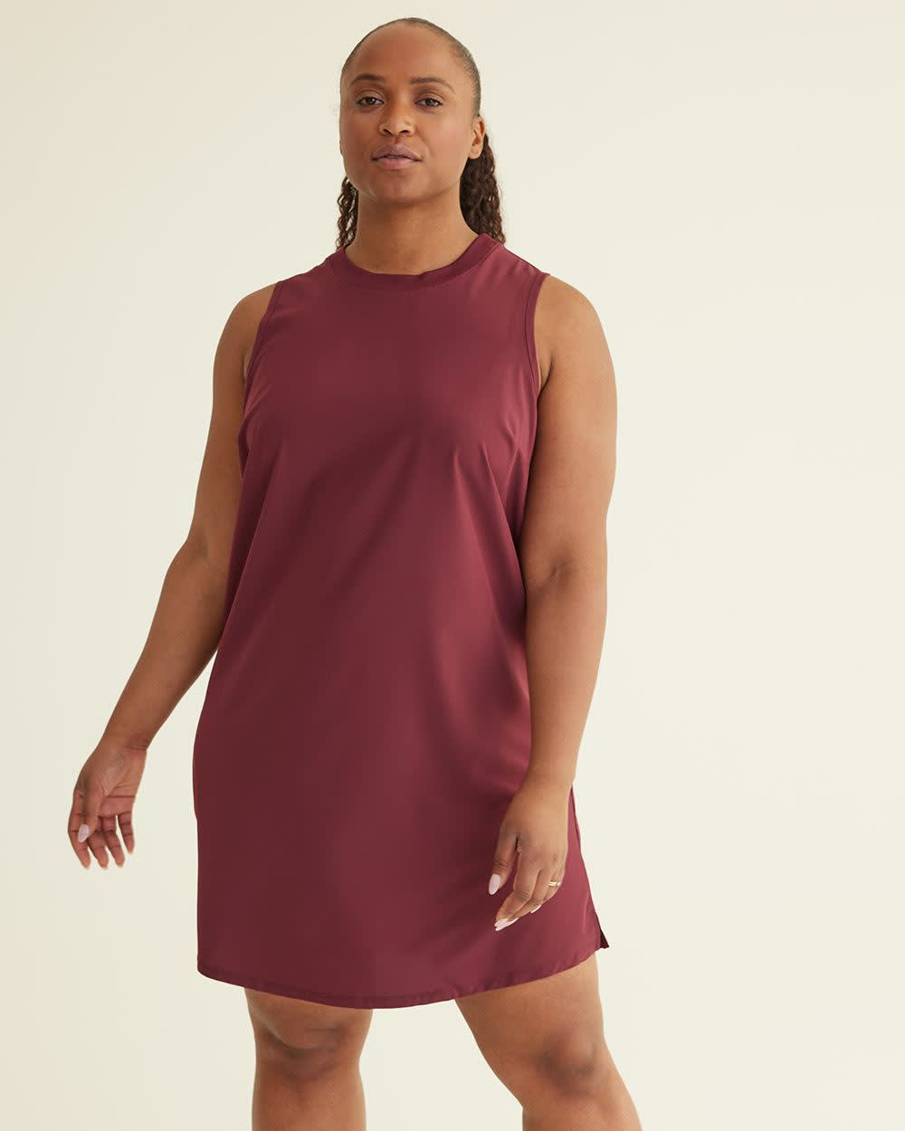 Robe bimatière sans manches, Hyba