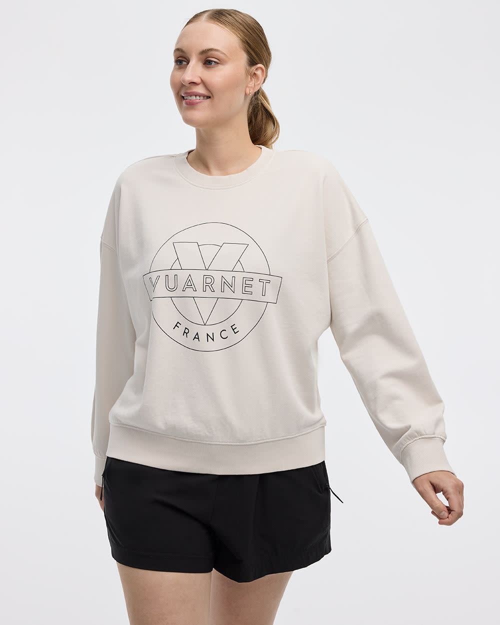 Pull à manches longues et col rond - Vuarnet pour Hyba
