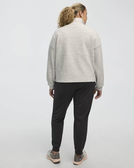 Pull texturé à demi-zip - Hyba