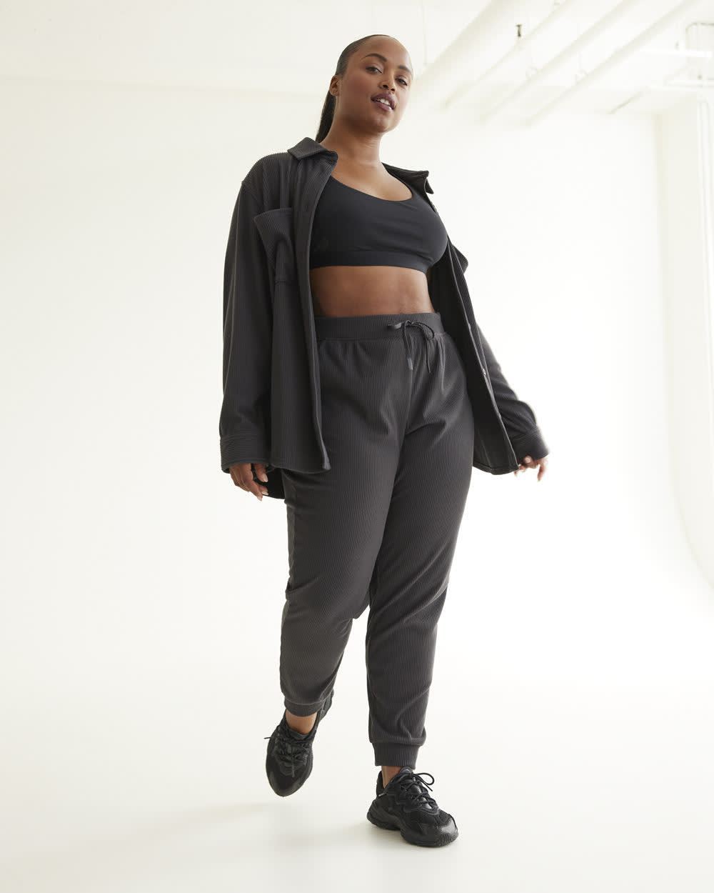 Velvet Ottoman-Knit Jogger - Hyba