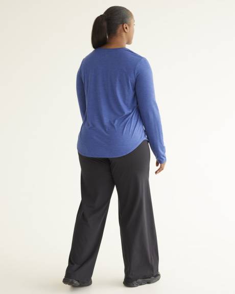 Long-Sleeve Crew-Neck Tee - Dry Lux Hyba Essentials