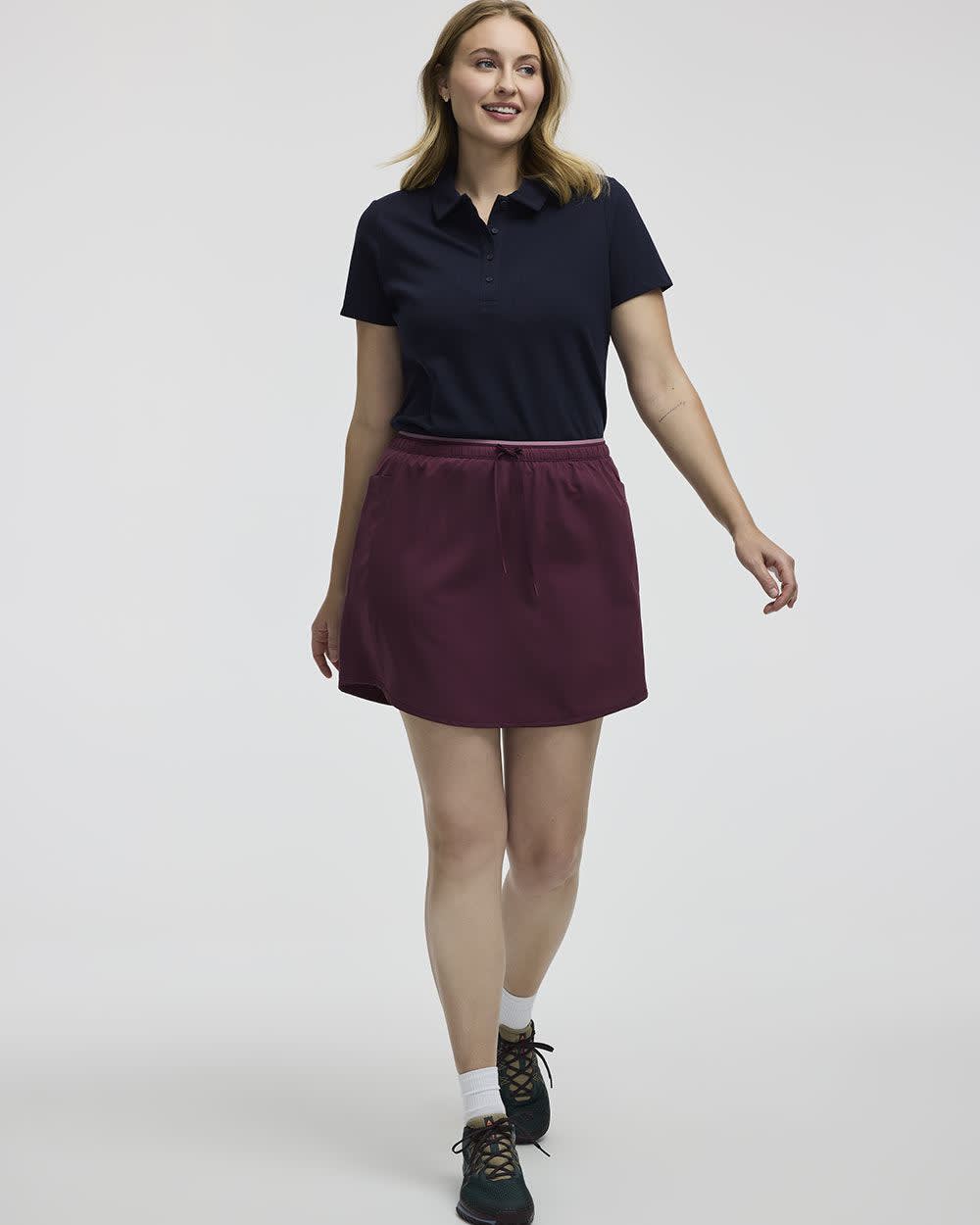 Skort with Elastic Waistband - Hyba