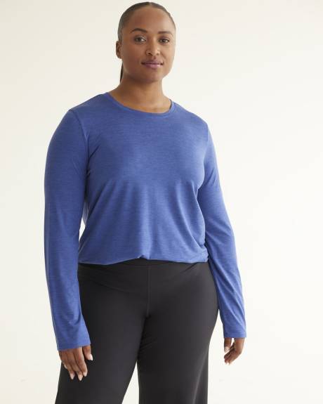 Long-Sleeve Crew-Neck Tee - Dry Lux Hyba Essentials