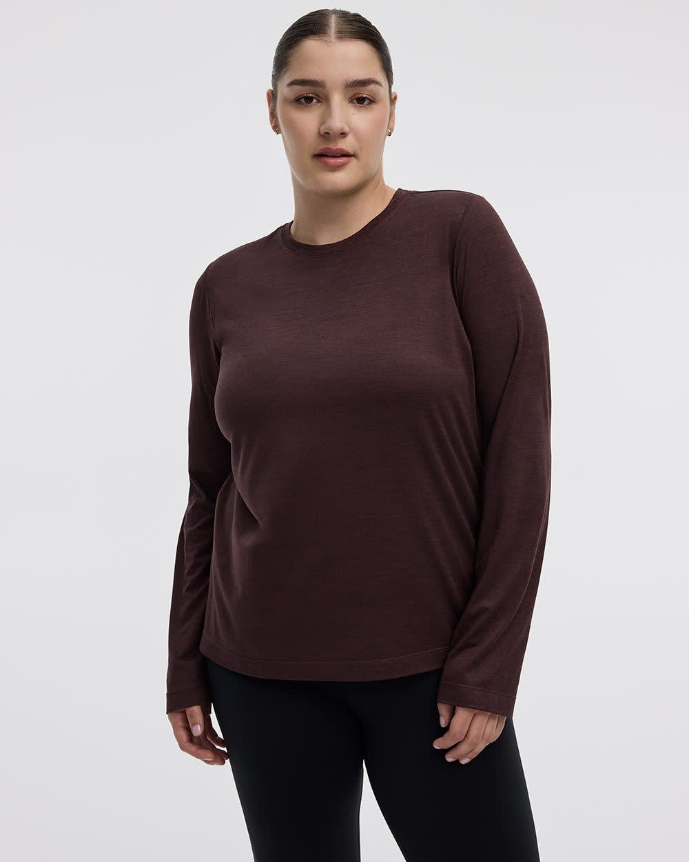 Long-Sleeve Crew-Neck T-Shirt - DRY-LUX (R) Hyba Essentials