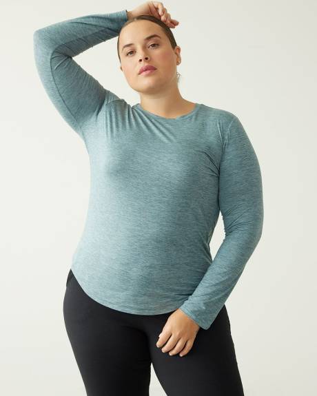 Long-Sleeve Crew-Neck Tee - Dry Lux Hyba Essentials