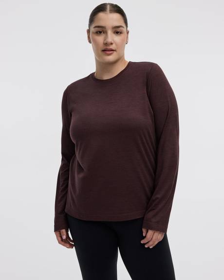 Long-Sleeve Crew-Neck T-Shirt - DRY-LUX (R) Hyba Essentials