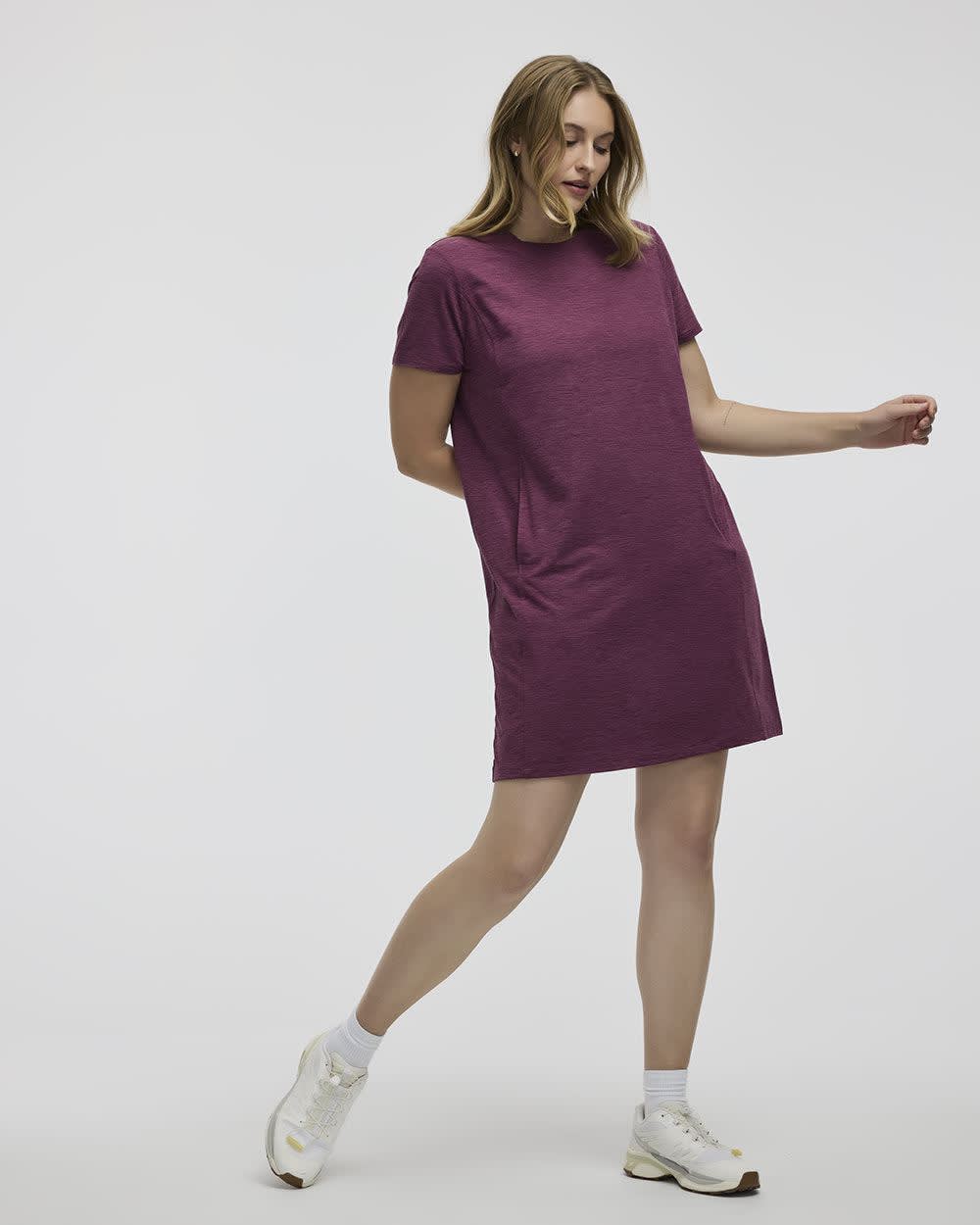 Short-Sleeve T-Shirt Dress - Dry-Lux (R) Hyba