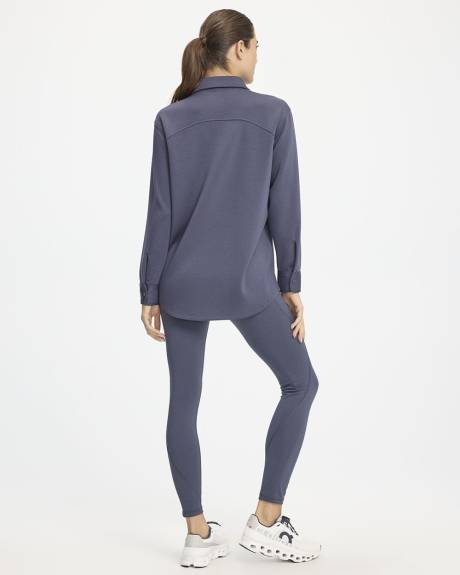 Long-Sleeve Overshirt with Patch Pockets - Hyba