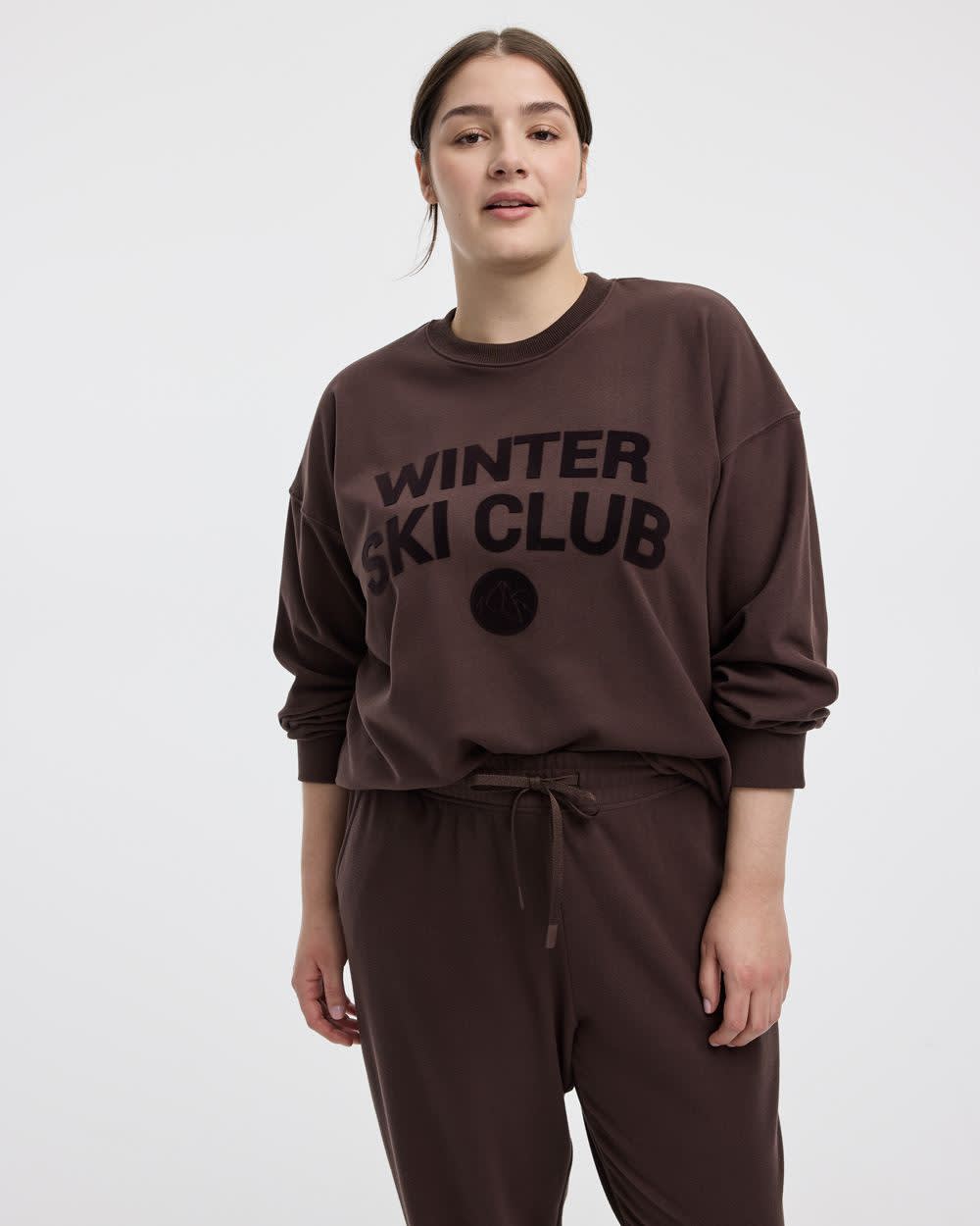 Long-Sleeve Crew-Neck Polar Fleece Sweater - Hyba Long-Sleeve Crew-Neck Polar Fleece Sweater - Hyba