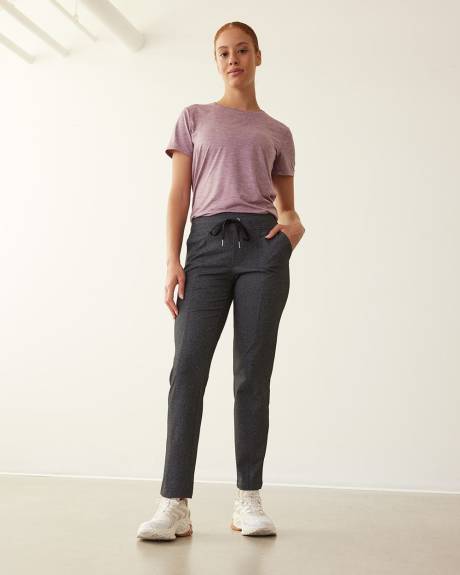 Pantalon urbain chiné à jambe étroite, Hyba