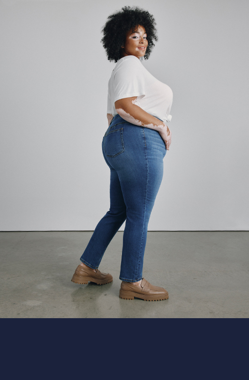 Legging Cotton Jeans- Plus size - VOGY