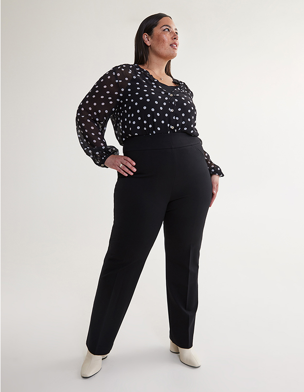 Trouser Polyester Cotton Loose Home Female plus Size Casual Pants