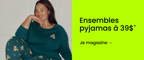 Ensembles pyjamas à 39$*