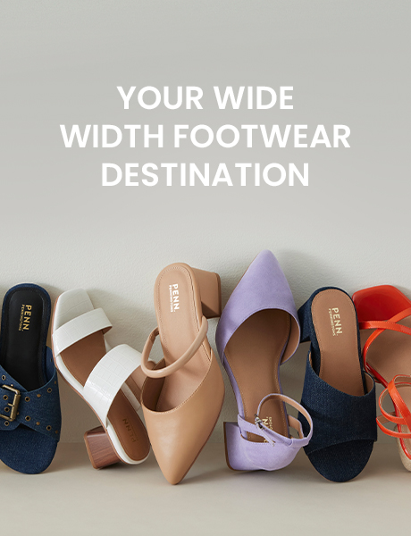 Your Wide Width Footwear Destination