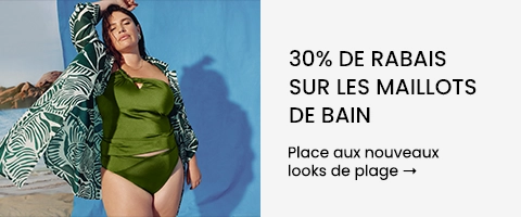 30% DE RABAIS sur les maillots de bain