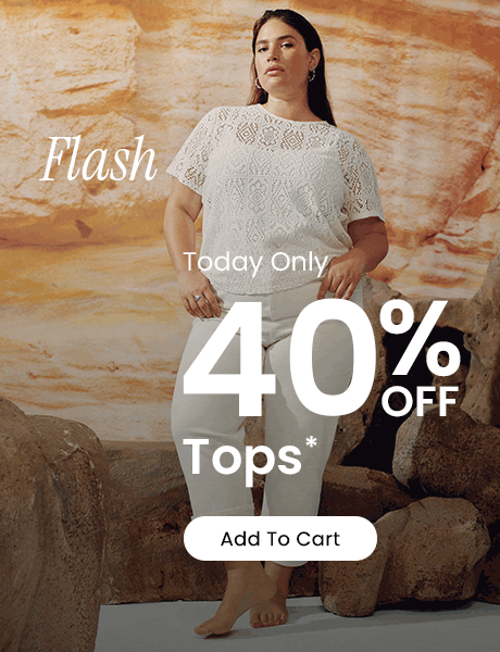 Flash Sale - Today Only - 40% OFF Tops: Add to Cart