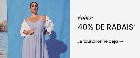 40% de rabais sur les robes
