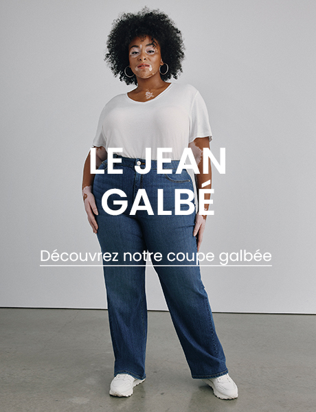 Découvrez notre coupe galbée: le jean galbé