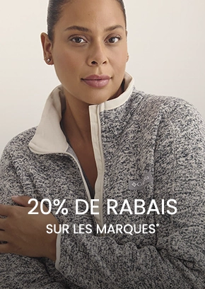 20% DE RABAIS sur les marques