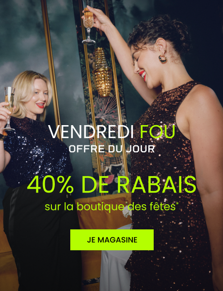 40% DE RABAIS sur la boutique des fêtes