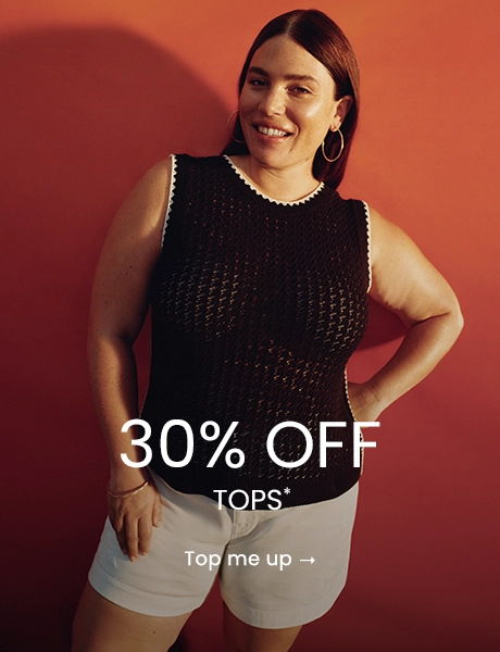 30% OFF Tops: Top me up
