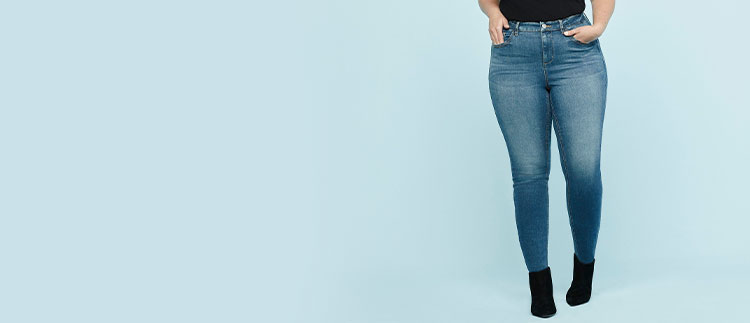 plus size jeggings with pockets