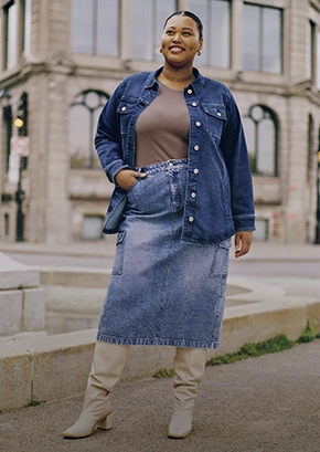 d c JEANS Curvy Fit Wide Leg Jean Penningtons